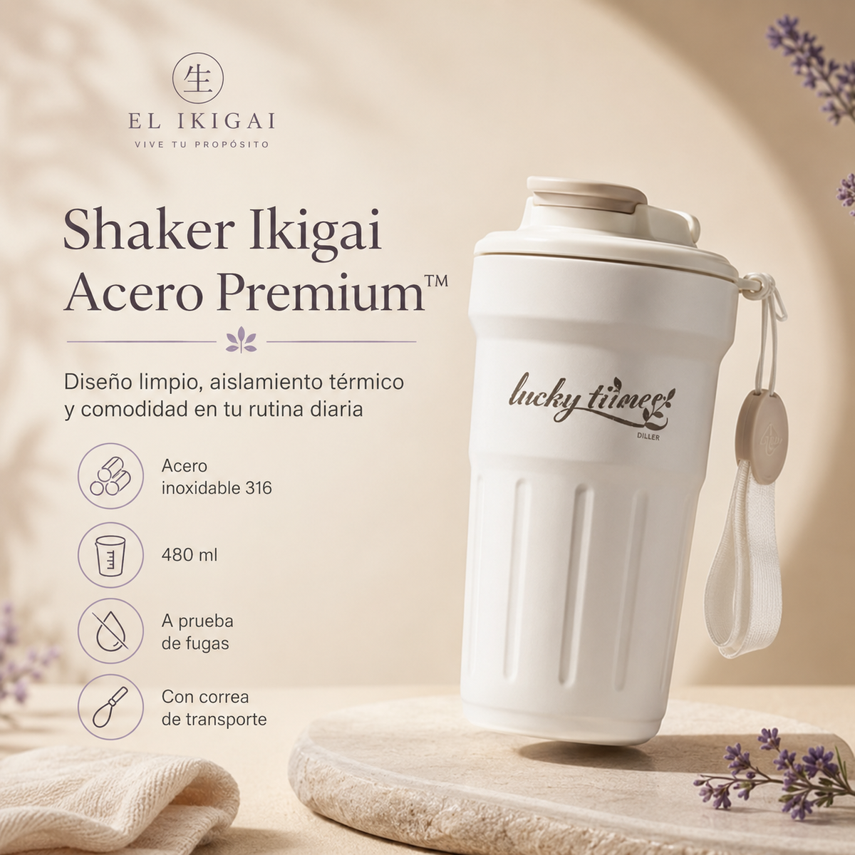 Shaker Ikigai Acero Premium