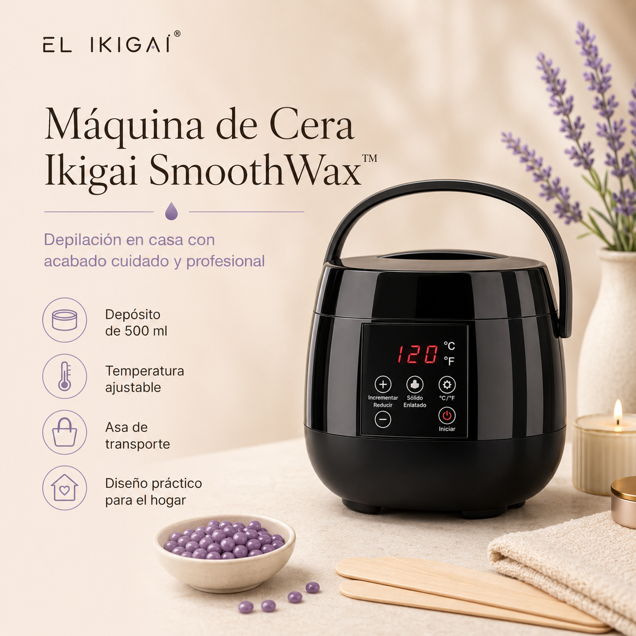Máquina de Cera Ikigai SmoothWax